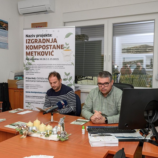 Priopćenje - Prva kompostana na širem području Dalmacije – projekt izgradnje Kompostane Metković uspješno završen (6)
